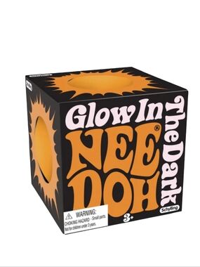 Orange Glow in the Dark Nee Doh